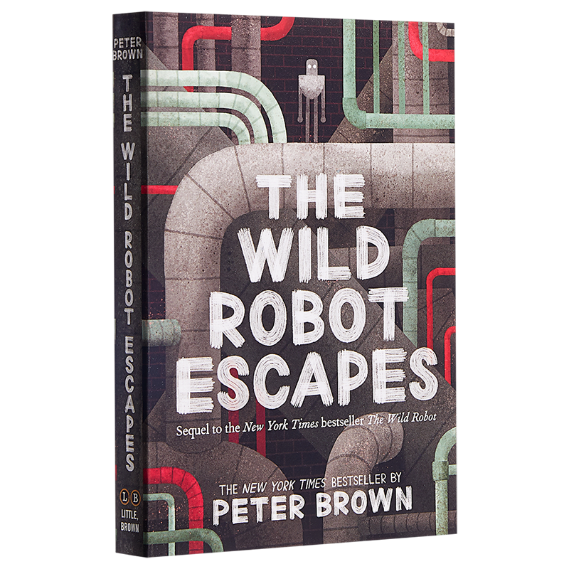 机器人的逃跑计划 平装 凯迪克奖获得者peter brown: the wild robot