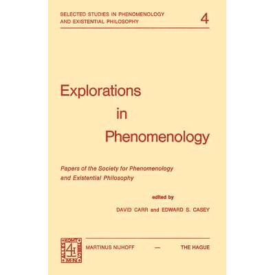 预订 Explorations in Phenomenology: Papers of the Society for Phenomenology and Existential Philosophy: 9789024715619