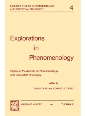 预订 Explorations in Phenomenology: Papers of the Society for Phenomenology and Existential Philosophy: 9789024715619