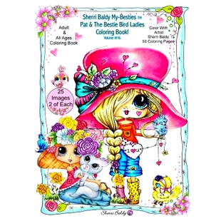 预订 Sherri Baldy My-Besties Pat and the Bird Ladies Coloring Book: 9781945731006