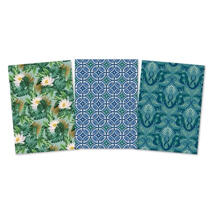 预订 The White Lotus Sewn Notebook Collection (Set of 3): 9798886638479