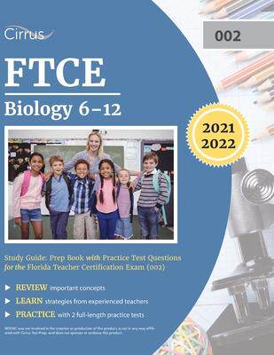 [预订]FTCE Biology 6-12 Study Guide: Prep Book with Practice Test Questions for the Florida Teacher Certif 9781635308440