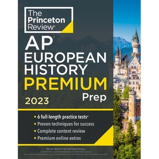 预订 Princeton Review AP European History Premium Prep, 2023: 6 Practice Tests + Complete Content Review + Strategies &