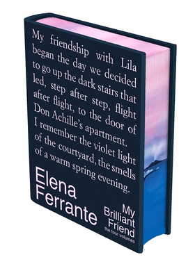 预售 我的天才女友 那不勒斯四合一 布纹精装刷边收藏版 英文原版 女性主义 My Brilliant Friend Deluxe Edition The Four Volume