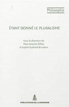 [预订]Étant donné le pluralisme. 9782859447335