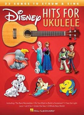 【预订】Disney Hits for Ukulele: 23 Songs to Strum & Sing