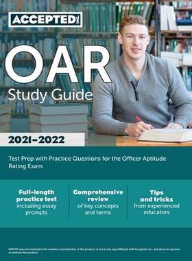 [预订]OAR Study Guide: Test Prep with Practice Questions for the Officer Aptitude Rating Exam 9781635309706