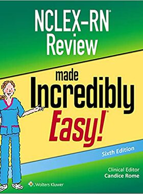 【预订】NCLEX-RN Review Made Incredibly Easy
