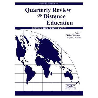 预订 Quarterly Review of Distance Education Volume 23 Number 4 2022: 9798887303444