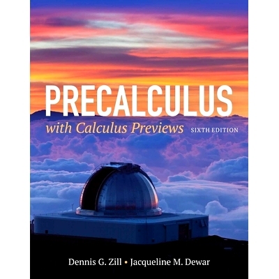 预订 Precalculus with Calculus Previews 带有微积分预览的微积分: 9781284077261