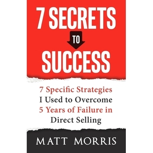 预订 Used Failure Overcome Success Strategies 9781970073416 Direct Selling Specific Years Secrets
