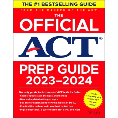 预订 The Official ACT Prep Guide 2023-2024: Book + 8 Practice Tests + 400 Digital Flashcards + Online Course 官方法案准