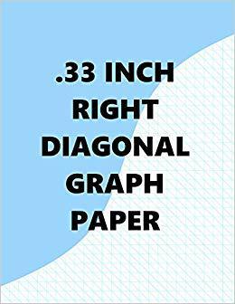 【预售】.33 Inch Right Diagonal Graph Paper...