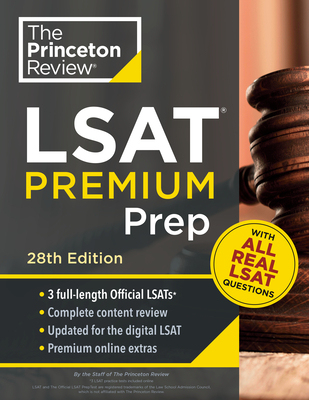 【预订】Princeton Review LSAT Premium Prep, 28th Edition: 3 Real LSAT Preptests + Strategies & Review + Updated fo...