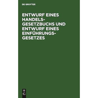 Nebst Denkschrift zu dem Entwurf eines H