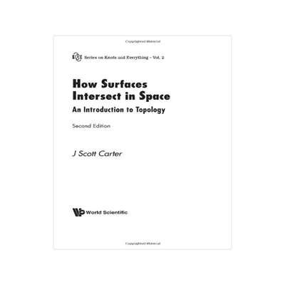 【预订】How Surfaces Intersect in Space