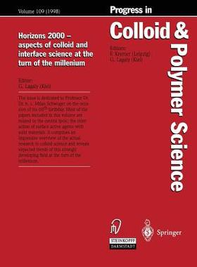【预订】Horizons 2000 — aspects of colloid and interface science at the turn of the millenium
