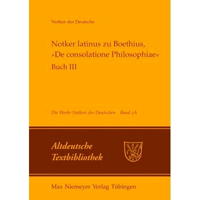 预订 Notker latinus zu Boethius, »De consolatione Philosophiae«: Buch III: Kommentar: 9783484212213