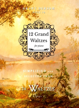 预订 12 Grand Waltzes: Opus 1b