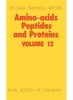 预订 Amino Acids, Peptides and Proteins: Volume 12 氨基酸、肽和蛋白质：第 12 卷: 9780851861043