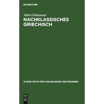 预订 Nachklassisches Griechisch: 9783111273464