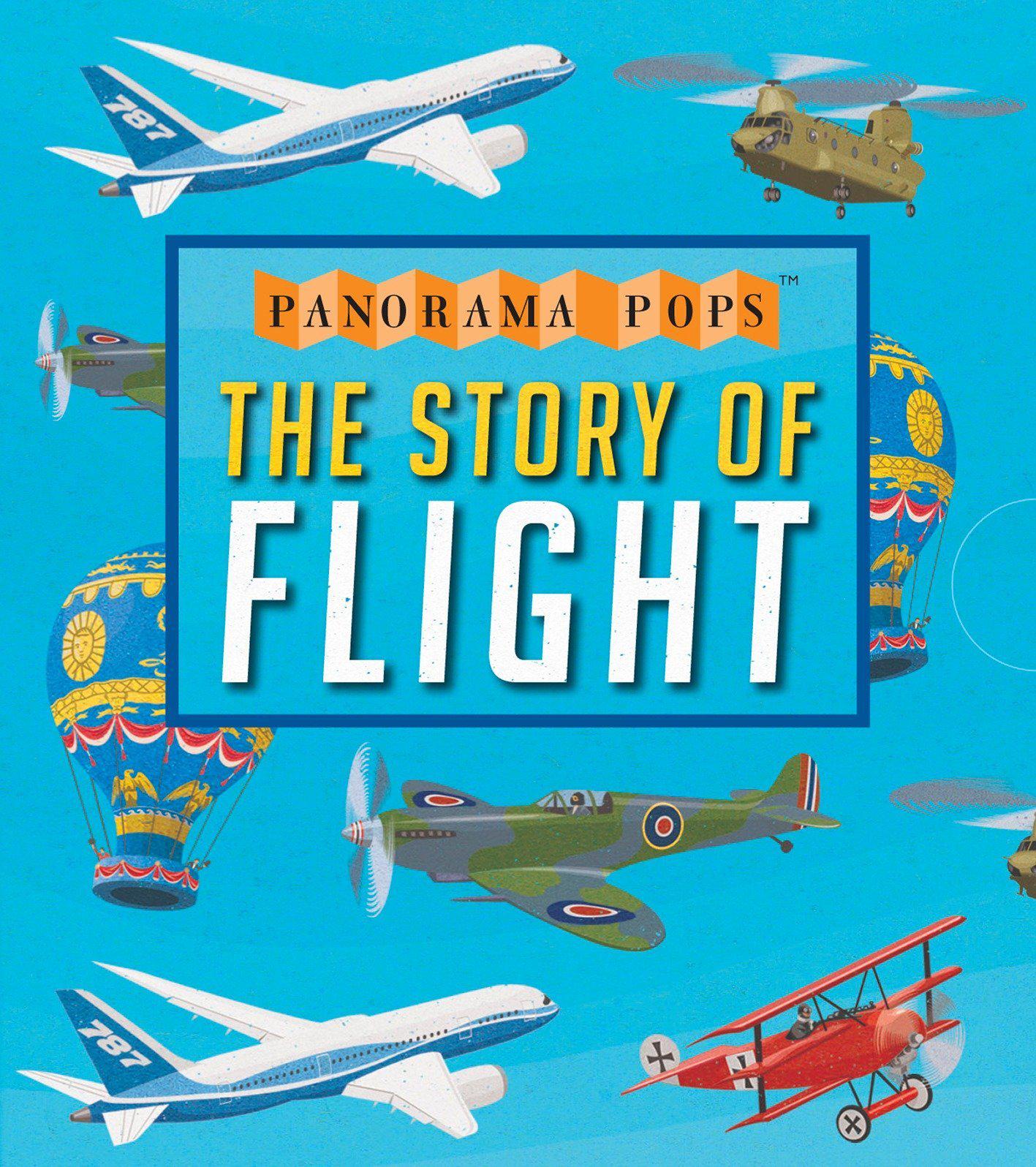 英文原版 小开本全景立体书:飞行的故事 The Story of Flight: Panorama Pops