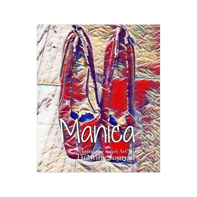 [预订]Manica Red Pumps Clinton in Blue Dress Christophe Nayel Art Model sketchbook: Manica Red Pumps Clint 9780464245117