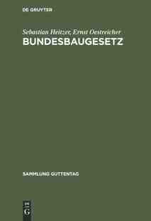 【预订】Bundesbaugesetz 9783111253985