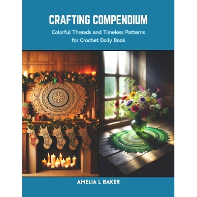 预订 Crafting Compendium: Colorful Threads and Timeless Patterns for Crochet Doily Book: 9798873955473