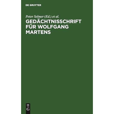 预订 Gedächtnisschrift für Wolfgang Martens: 9783110111071