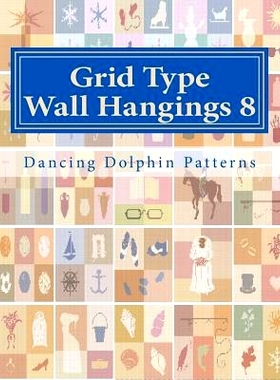 预订 Grid Type Wall Hangings 8: in Plastic Canvas: 9781986217606
