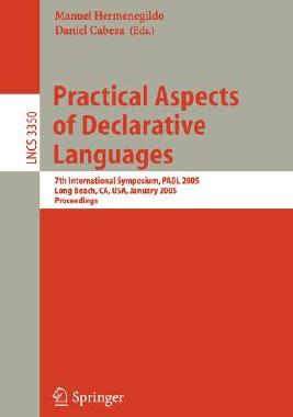 【预订】Practical Aspects of Declarative Languages