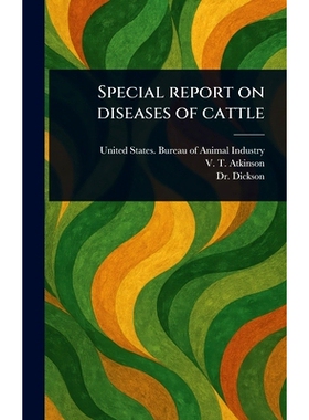 预订 Special Report on Diseases of Cattle: 9781023331814