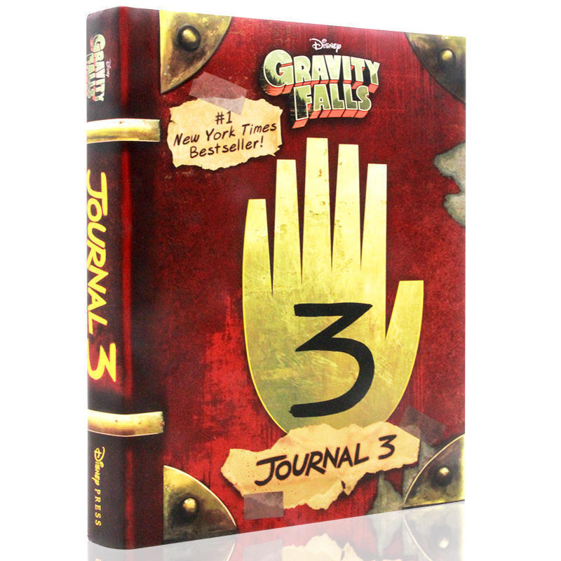 现货 Gravity Falls: Journal 3 英文原版 怪诞小镇 迪普日记3 解密日志 精装 全彩页 收藏 Alex Hirsch迪士尼出品动画 进口原版
