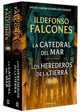 西班牙语原版 海上大教堂两册套装 大地继承者 Pack Ildefonso Falcones: La catedral del mar, Los herederos de la tierra