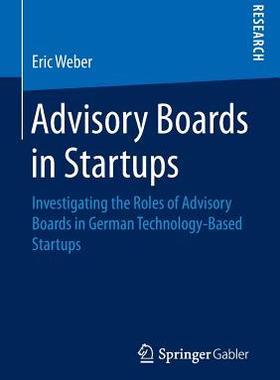 【预订】Advisory Boards in Startups
