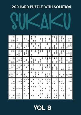 [预订]200 Hard Puzzle With Solution Sukaku Vol 8: Challenging Sudoku variation, puzzle booklet, 2 puzzles  9781711929842