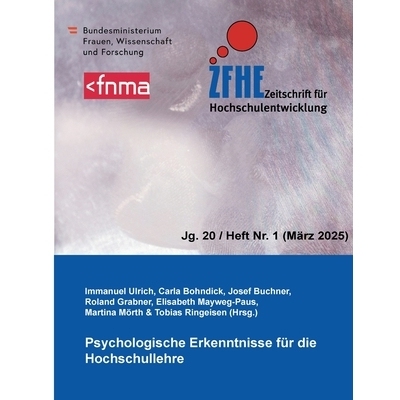 预订 Zfhe 20-1: Psychologische Erkenntnisse für die Hochschullehre: 9783819297502