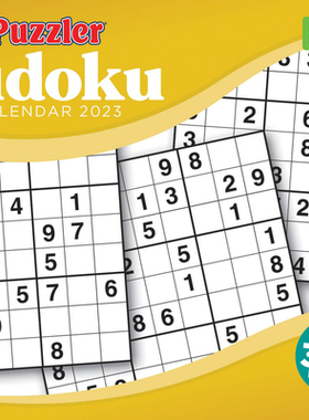 【预订】2023 Sudoku, Puzzler Box Calendar 9781529827941