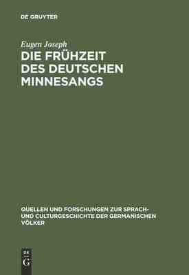 【预订】Die Frühzeit des deutschen Minnesangs 9783111296562