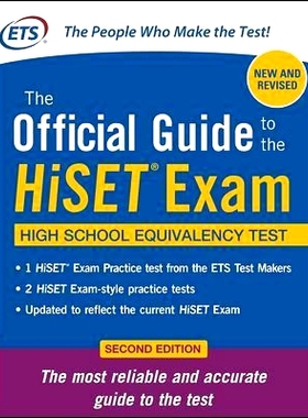 预订 OFFICIAL GUIDE TO THE HiSET EXAM HiSET考试官方指导: 9781259640797