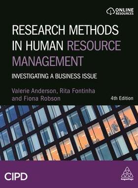 [预订]Research Methods in Human Resource Management: Investigating a Business Issue 9780749498122