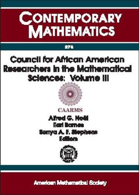 【预售】Council for African American Researchers in the Mathematical Sciences