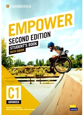 预订 Empower Advanced/C1 Student’s Book with eBook: 9781108959612