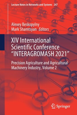 【预订】XIV International Scientific Conference “INTERAGROMASH 2021” 9783030809454