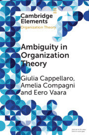【预订】Ambiguity in Organization Theory 9781009358439