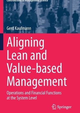 【预订】Aligning Lean and Value-based Management