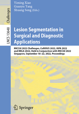 [预订]Lesion Segmentation in Surgical and Diagnostic Applications