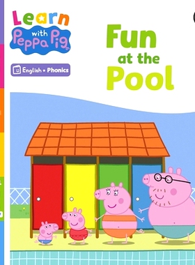 预订 Learn with Peppa Phonics Level 2 Book 9 - Fun at the Pool (Phonics Reader): 9780241576205