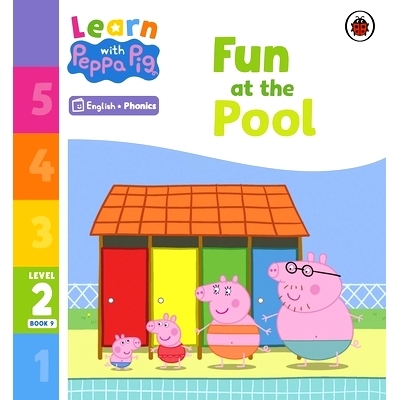 预订 Learn with Peppa Phonics Level 2 Book 9 - Fun at the Pool (Phonics Reader): 9780241576205